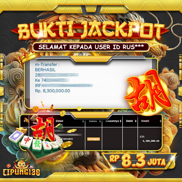 Bukti JP Cipung138 – Selamat Kepada Pemenang Jackpot