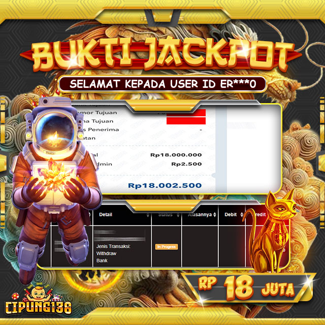 Bukti JP Cipung138 – Selamat Kepada Pemenang Jackpot