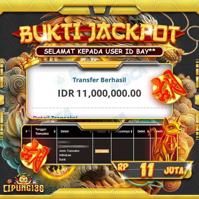 BUKTI JACKPOT DI SITUS CIPUNG138