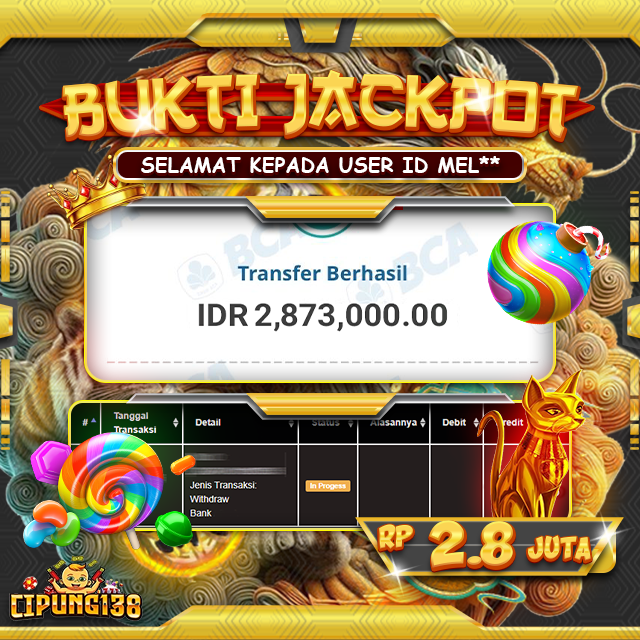 BUKTI JACKPOT DI SITUS CIPUNG138