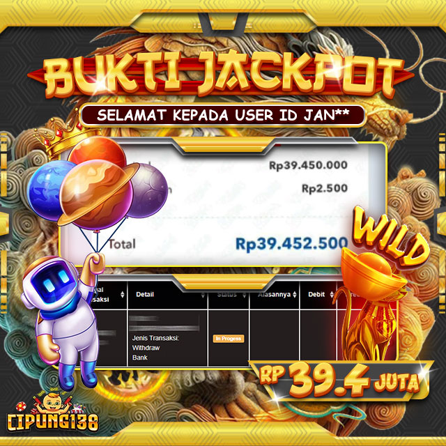 Bukti JP Cipung138 – Selamat Kepada Pemenang Jackpot