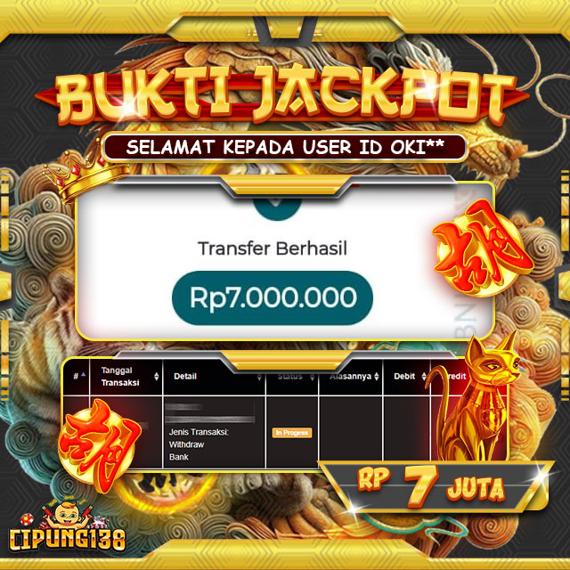 Bukti JP Cipung138 – Selamat Kepada Pemenang Jackpot